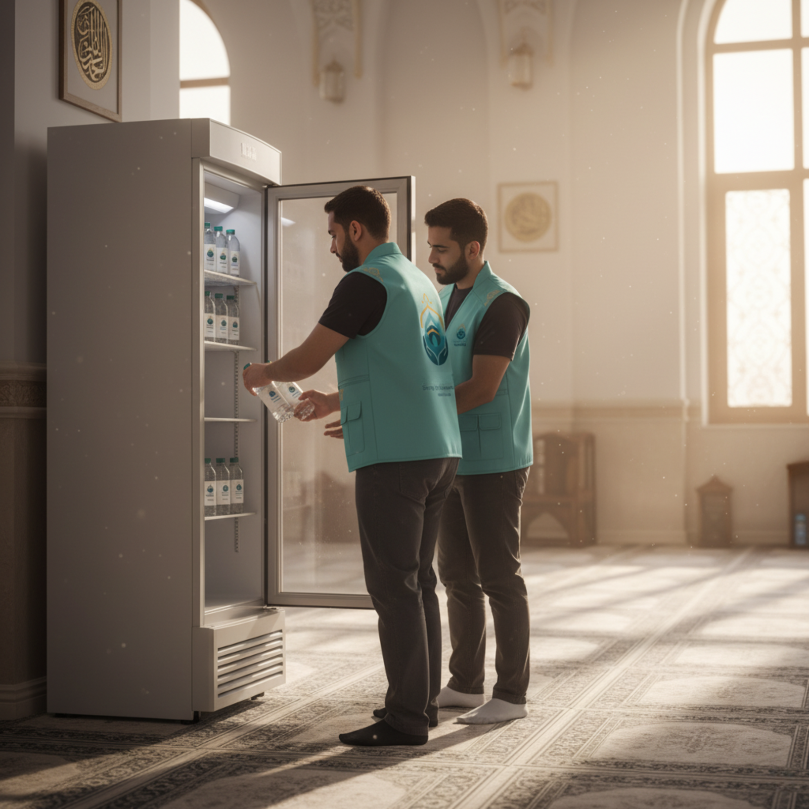 توزيع مياه للمساجد